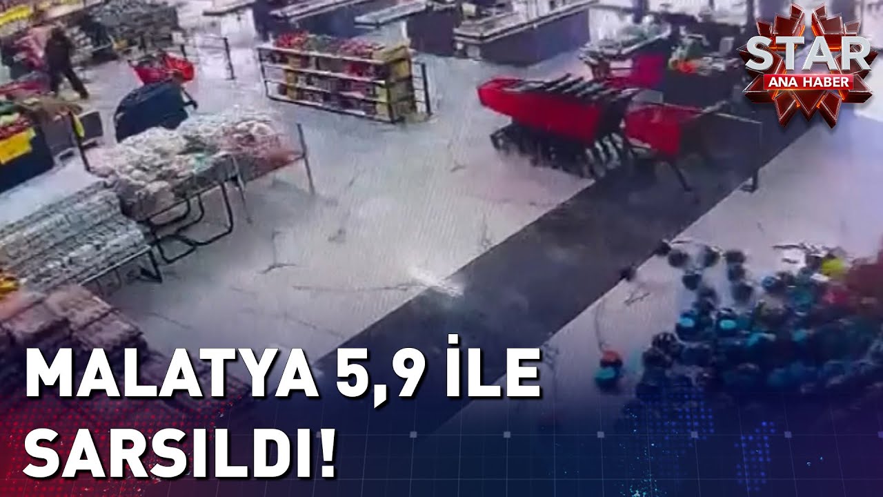 Malatya'da 5,9 Şiddetinde Deprem Meydana Geldi!