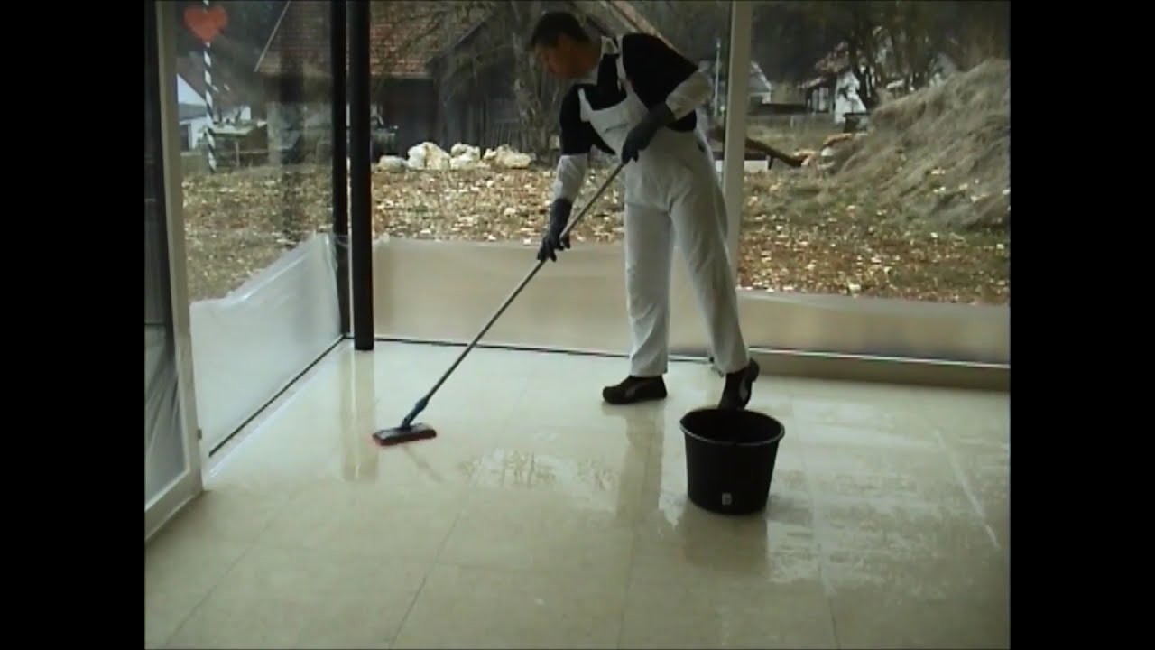 Nettoyage de dallage et carrelage avec HMK MOELLER STONE CARE