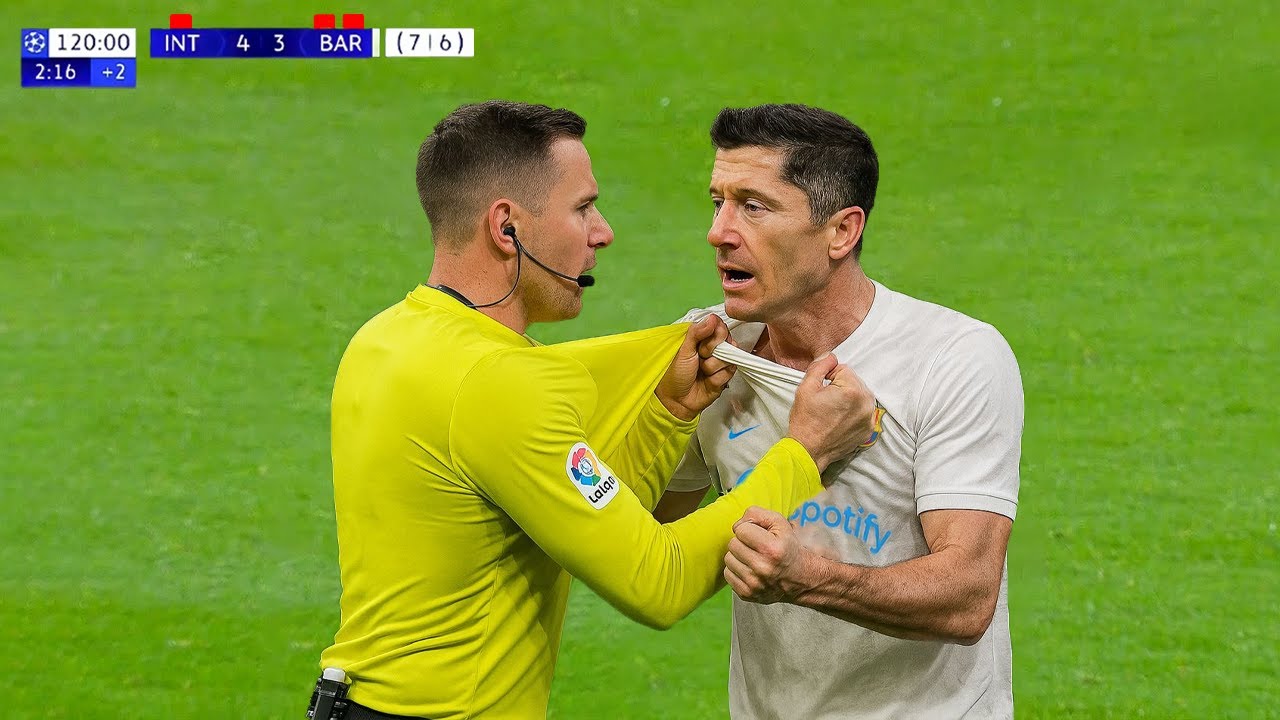 Players vs Referees: Crazy Moments!