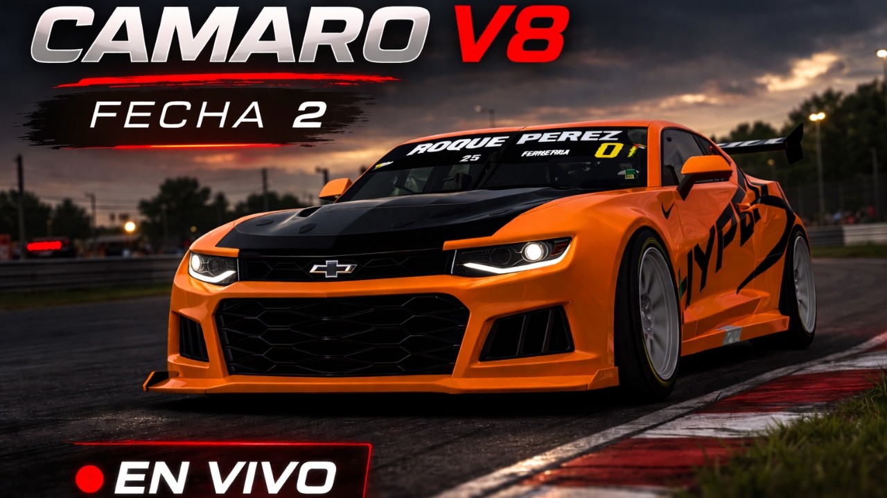EN VIVO 🔴 FECHA 2 CAMARO V8 | ¿LLEGA LA VICTORIA? Assetto Corsa ONLINE