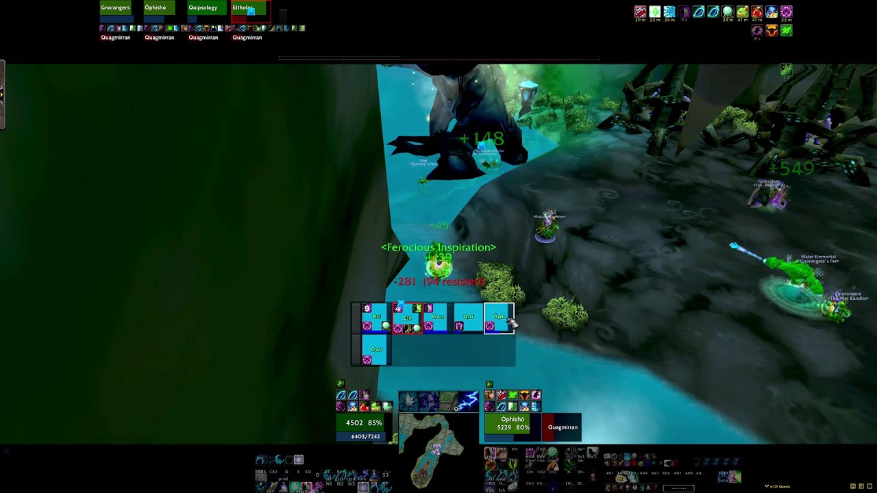 World of Warcraft | TBC Anniversary | 63 Resto Druid in Slave Pens