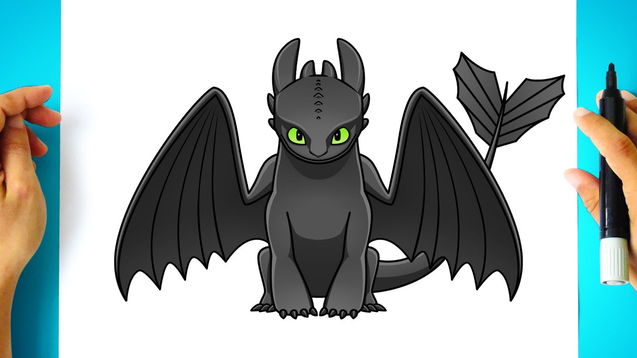 Como DESENHAR o BANGUELA Como Treinar o seu Dragão Cómo DIBUJAR a CHIMUELO Cómo Entrenar a tu Dragón
