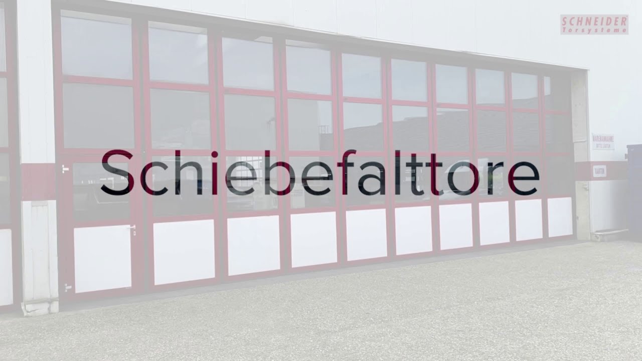 SCHNEIDER Industrietore: Schiebefalttore, Falttore (D)
