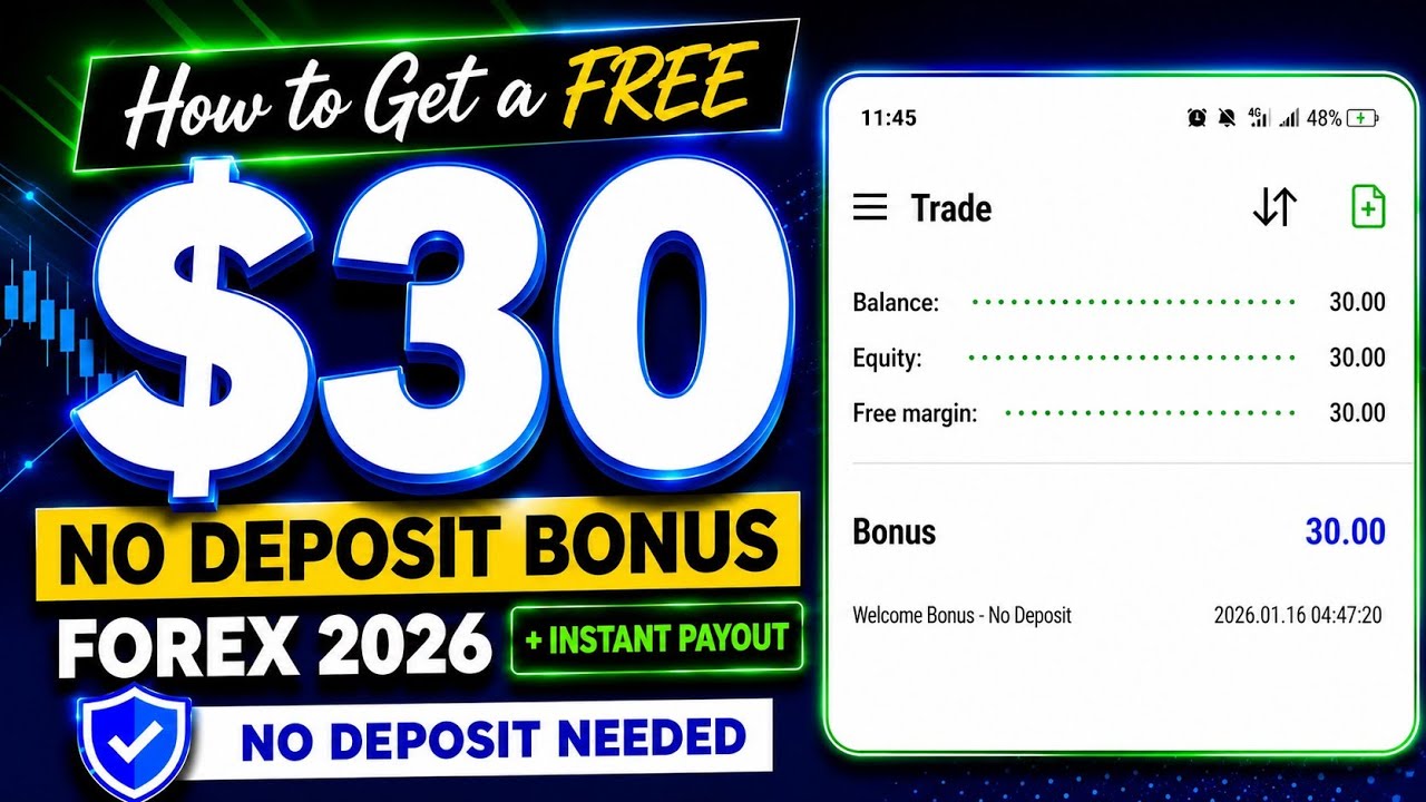 How to Get a FREE $30 No Deposit Bonus Forex in 2026 | no deposit needed 