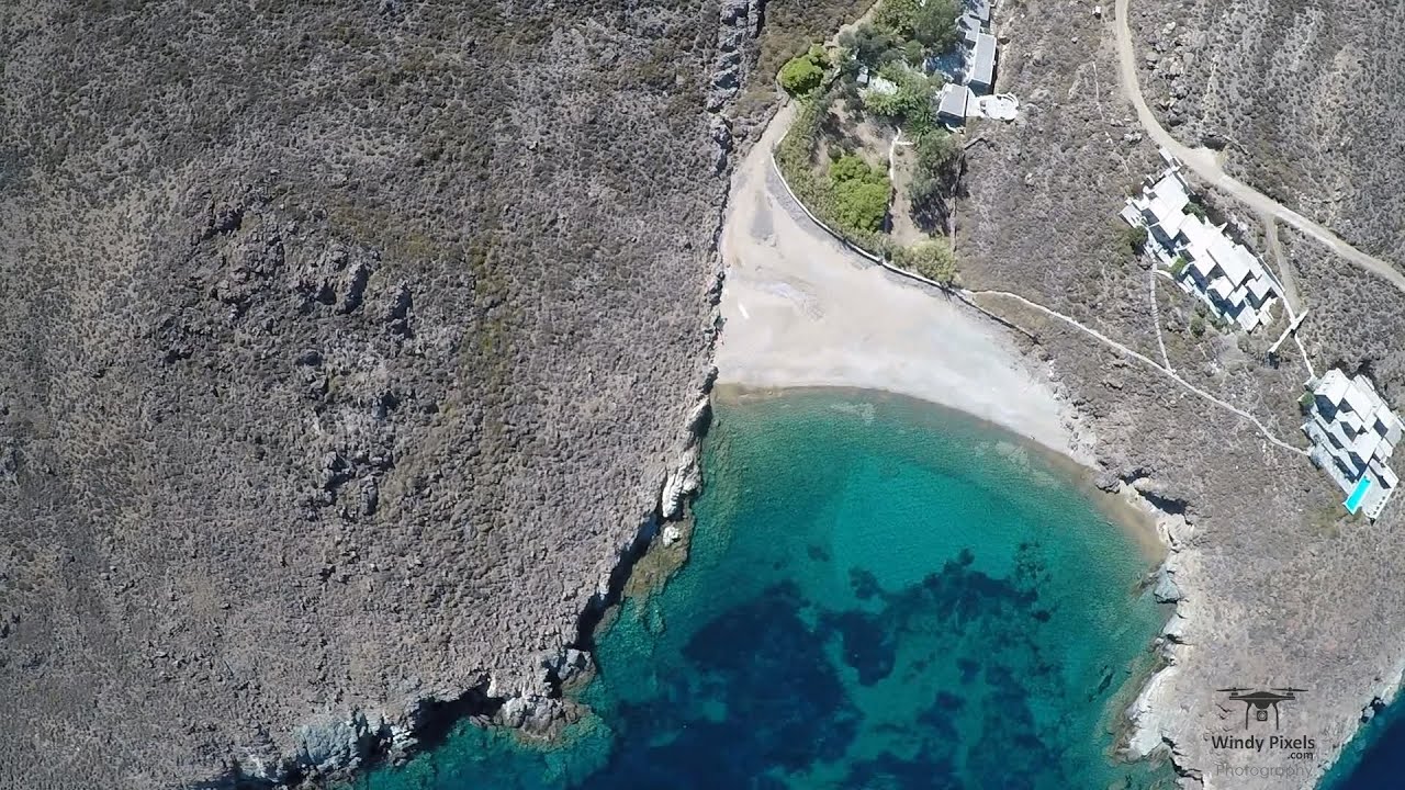 Serifos from above Lia Beach by Windypixels