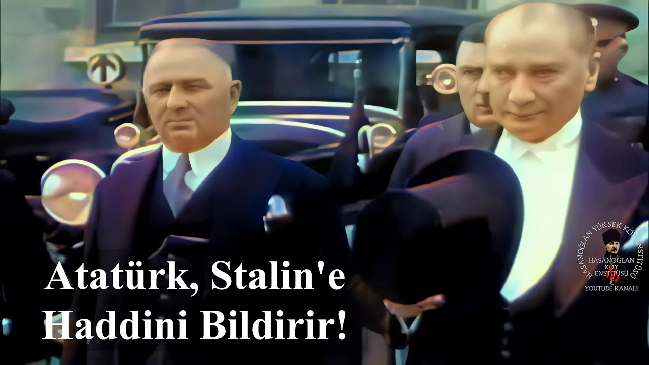 Atatürk, Stalin'e Haddini Bildirir! #atatürk