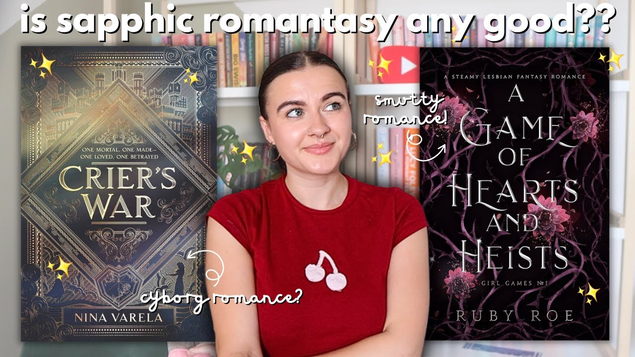 lesbian reads SAPPHIC ROMANTASY for the first time (I am a fantasy hater)