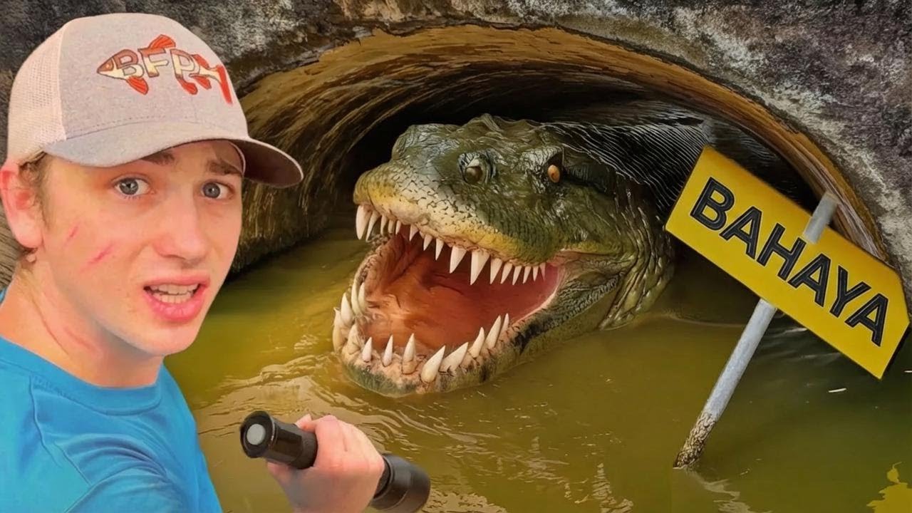 Menemukan Terowongan Rahasia Penuh Ikan Aneh!