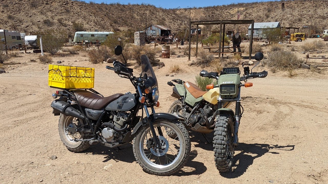 TW200 and Van Van Adventure through Red Rock Canyon