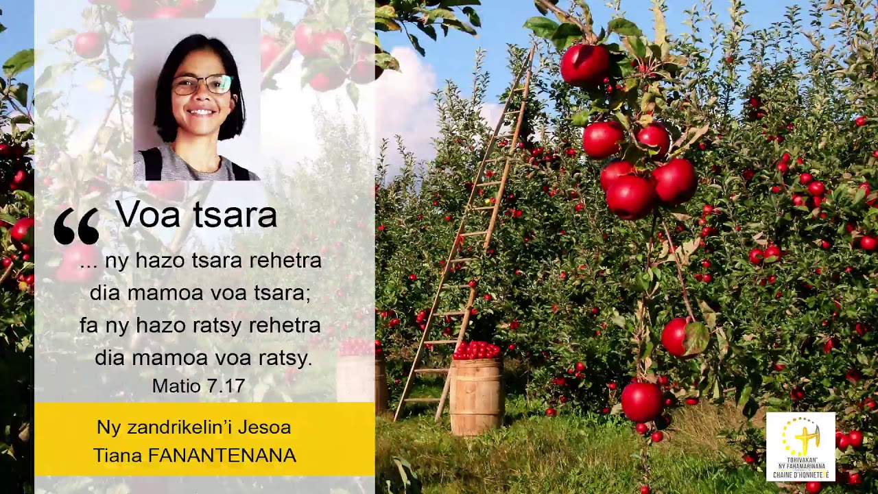 Chaîne d'Honnêteté - Voa tsara - Tiana Fanantenana