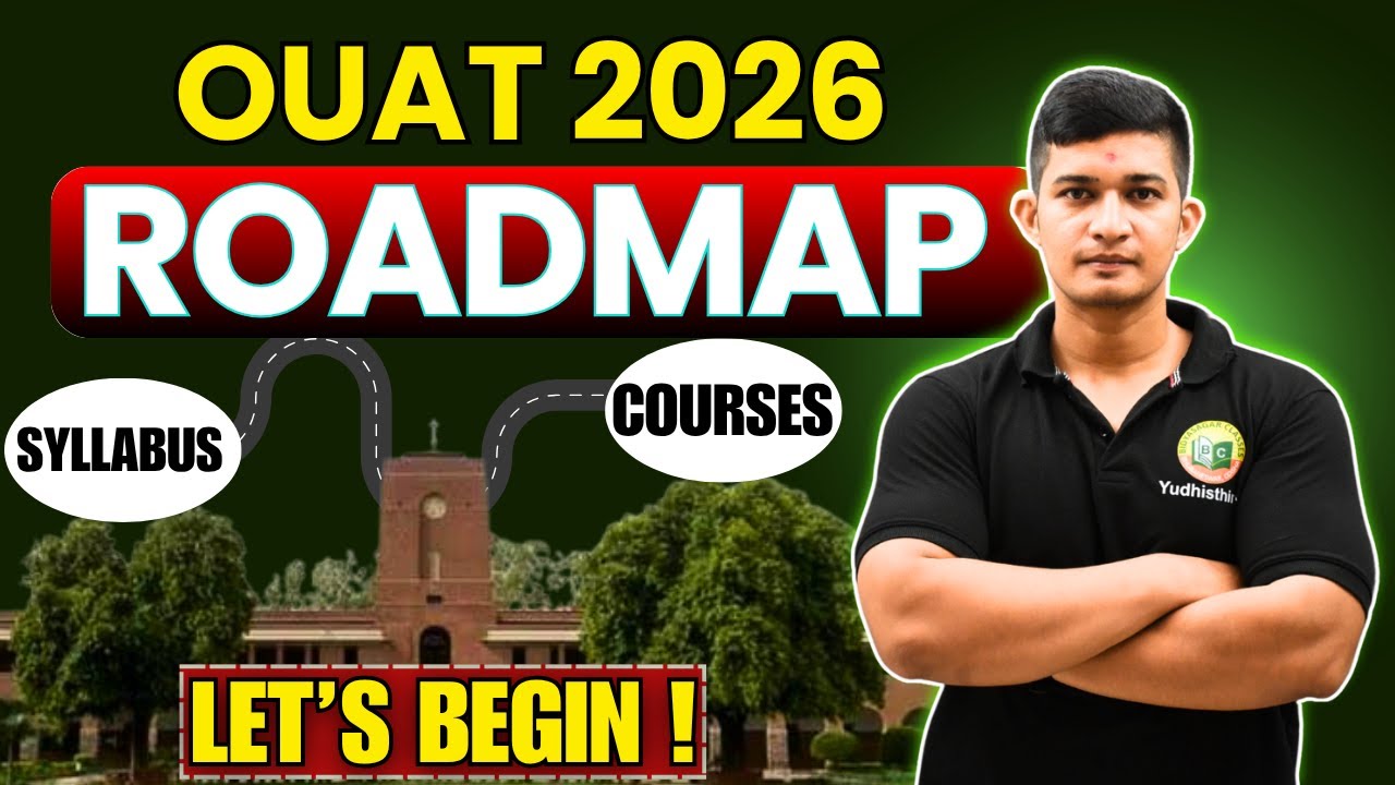 OUAT 2026 ROADMAP || #bidyasagarclasses #ouat