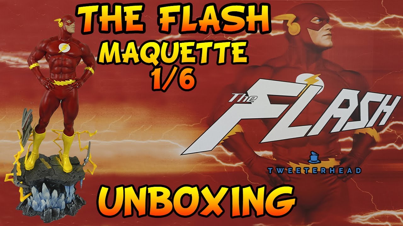 THE FLASH ⚡ MAQUETTE 1/6 TWEETERHEAD (UNBOXING) 😱😱😱¡¡¡LA MEJOR FIGURA DE MI COLECCIÓN!!!