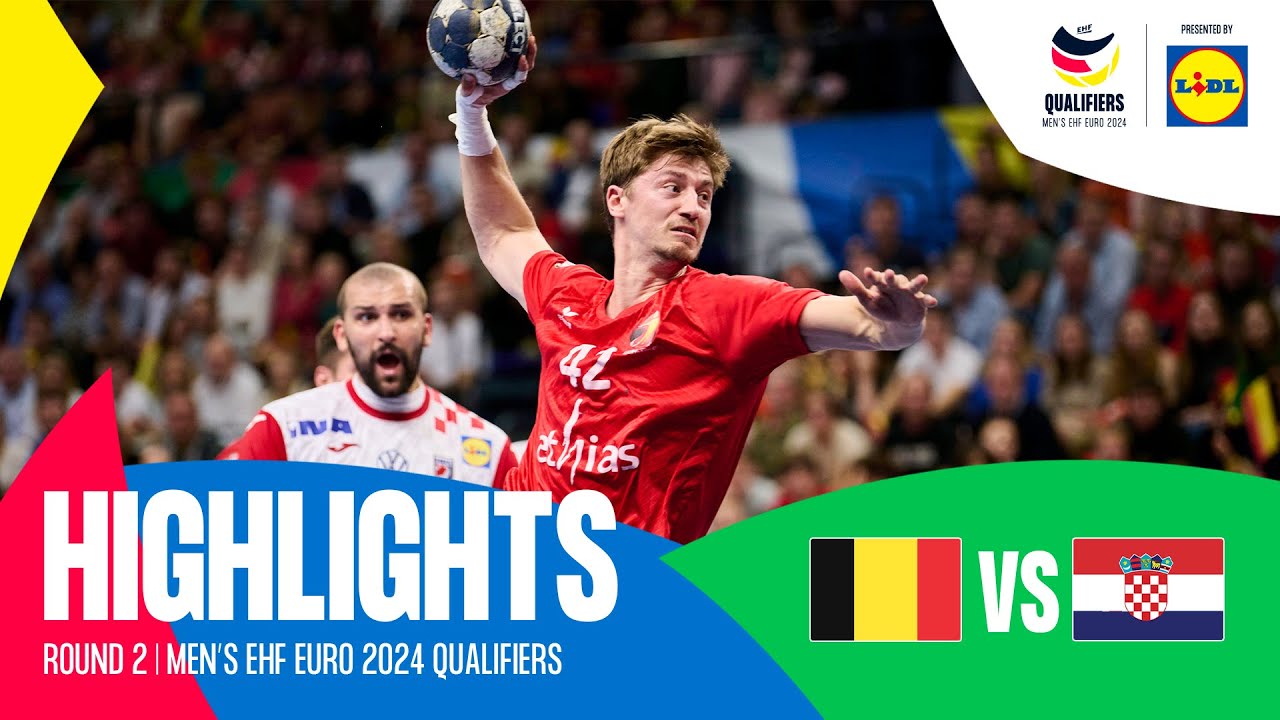Belgium vs Croatia | Round 2 | Men's EHF EURO 2024 Qualifiers