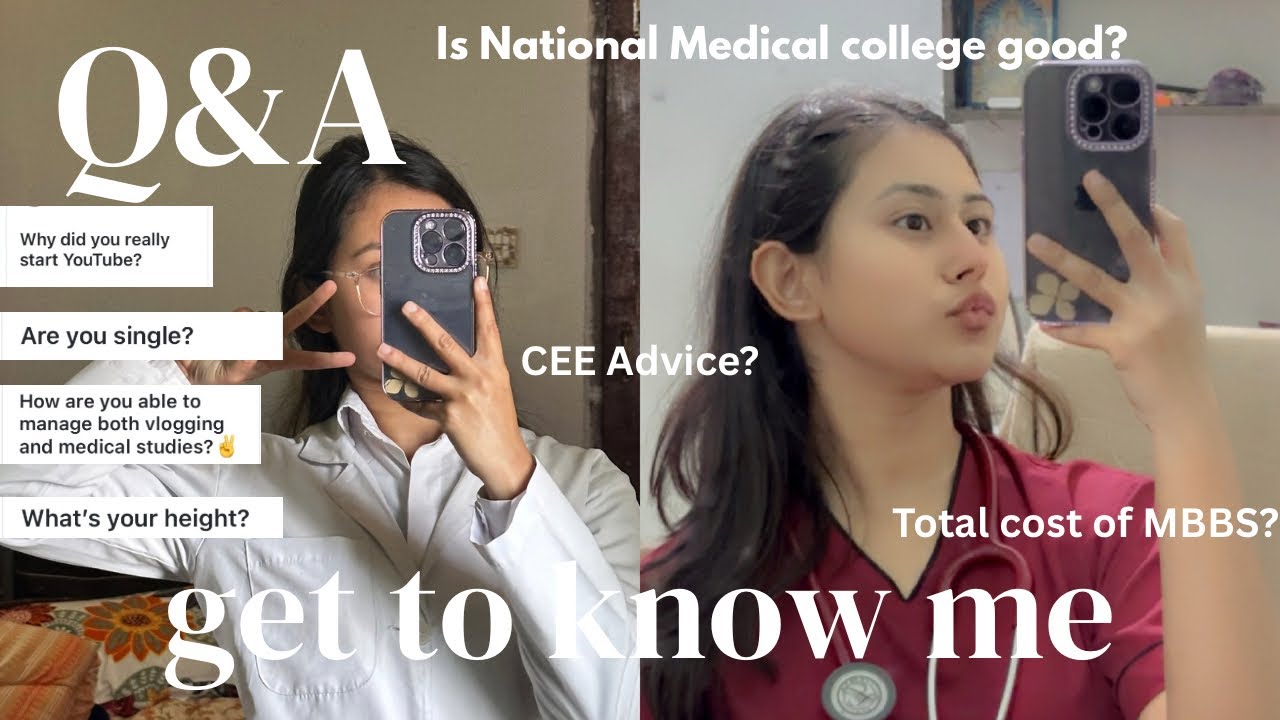 Get to Know Me 💬 MBBS Life, YouTube, CEE Advice & More!
