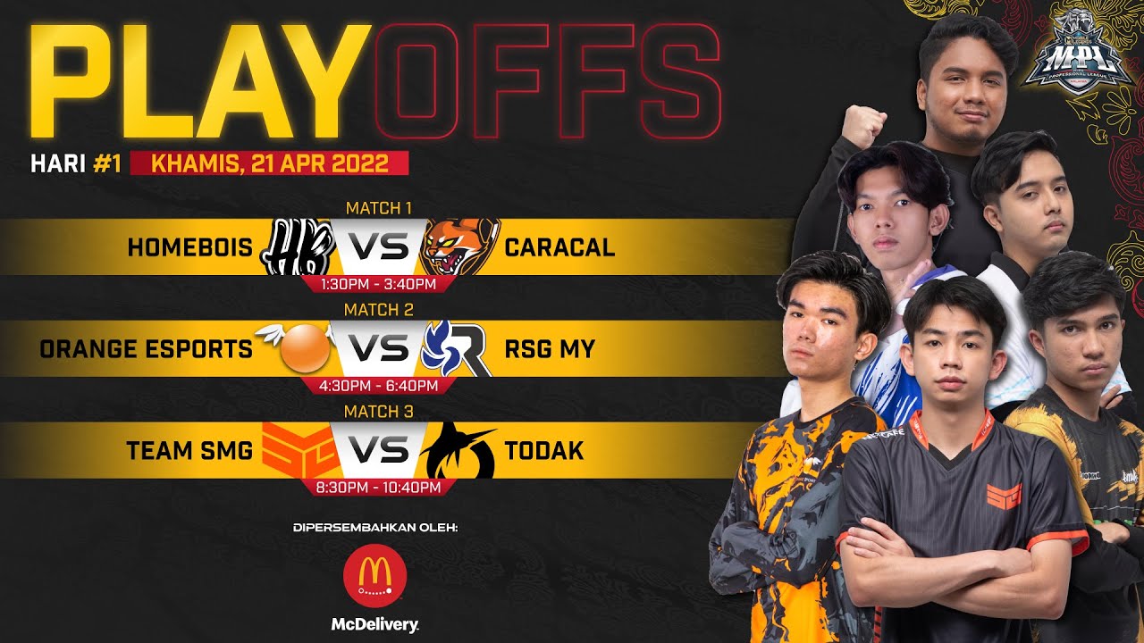(LIVE NOW) MPL-MY Musim 9 Playoffs Hari 1 | Dipersembahkan oleh McDelivery