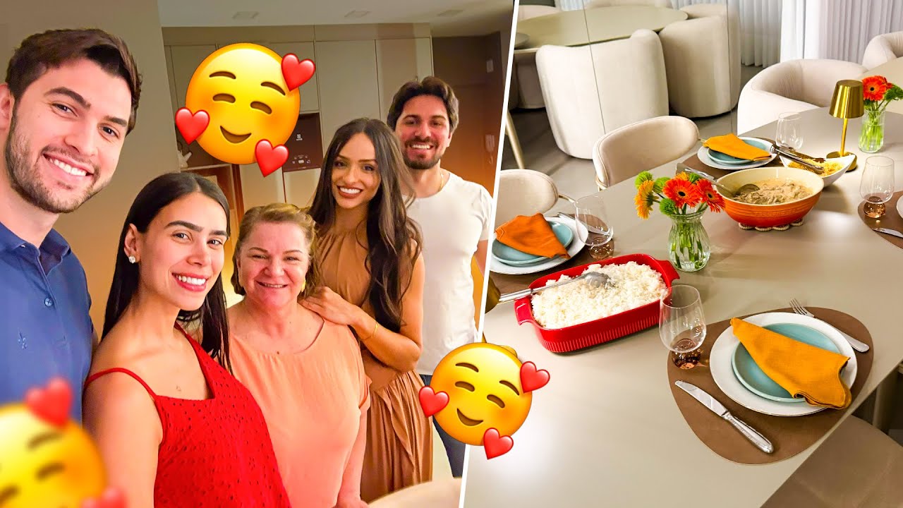 FIZ UM JANTAR PARA MINHA FAMÍLIA!