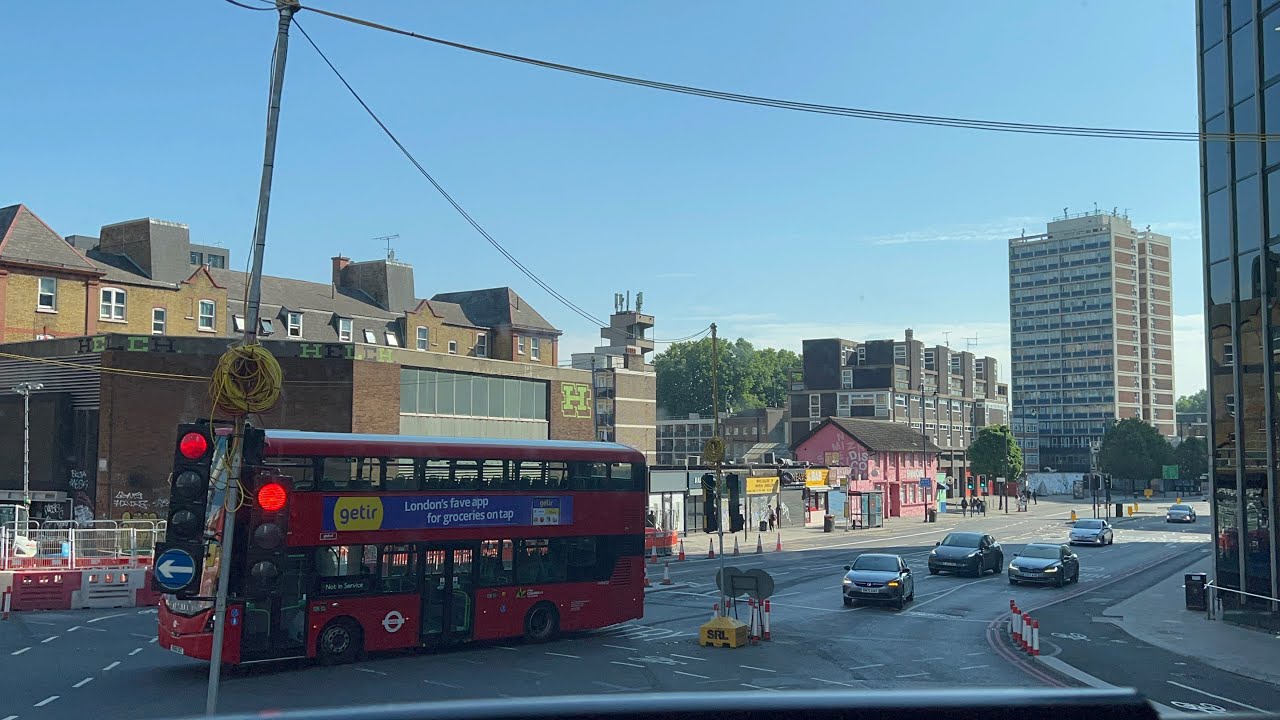 London Bus Ride from Central London to Bakers Arm - Bus Route 55 🚌