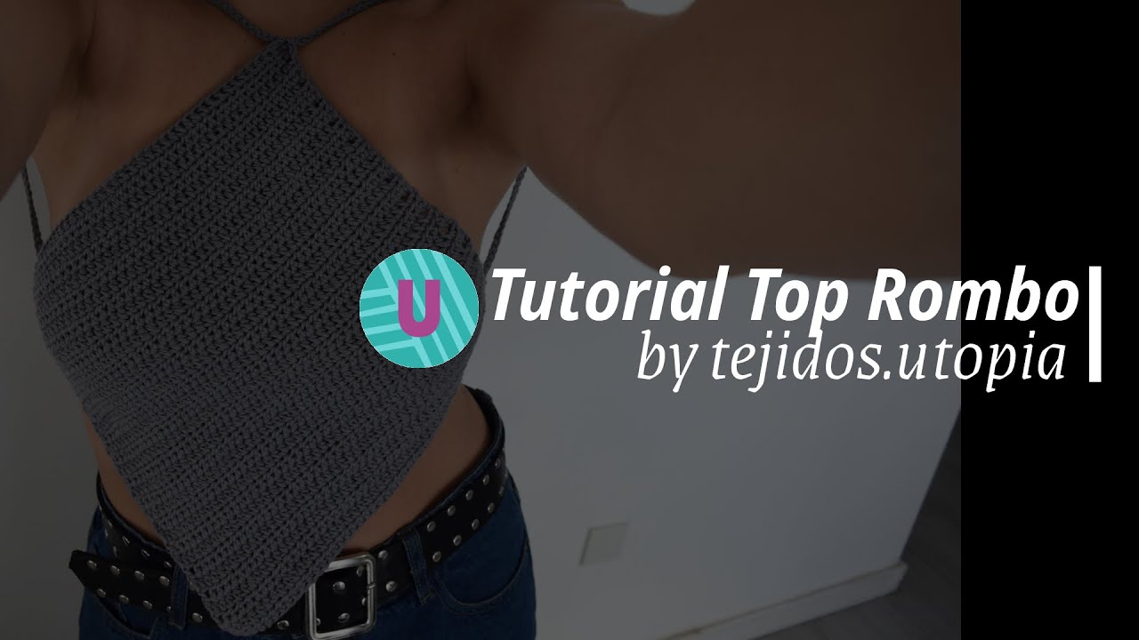 Tutorial Top Rombo, super fácil de hacer, ideal para principiantes