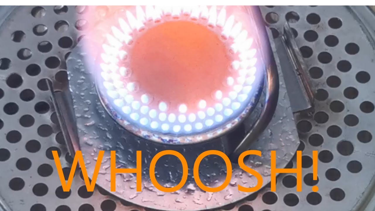 Trangia Storm burner and the Edelrid Hexon stove on inverted gas canister.