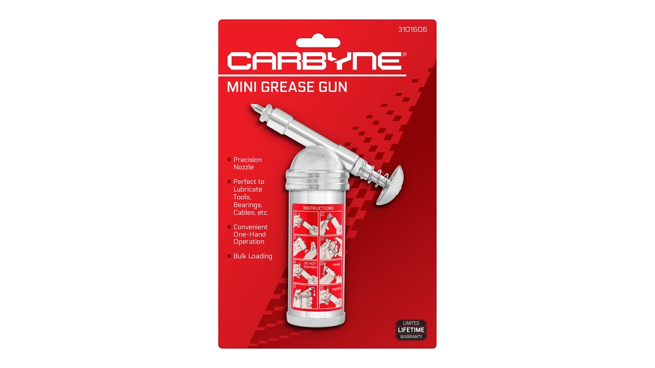 CARBYNE Mini Grease Gun Instructional Video