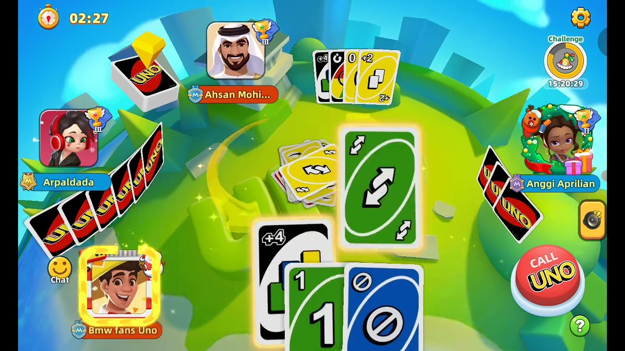 UNO game ( x8 go wild )