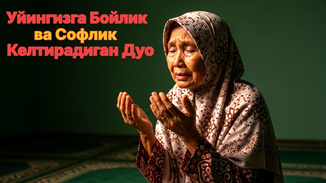 Менинг ҳаётимга омад келяпти, барака оқяпти, шифо яқинлашяпти.