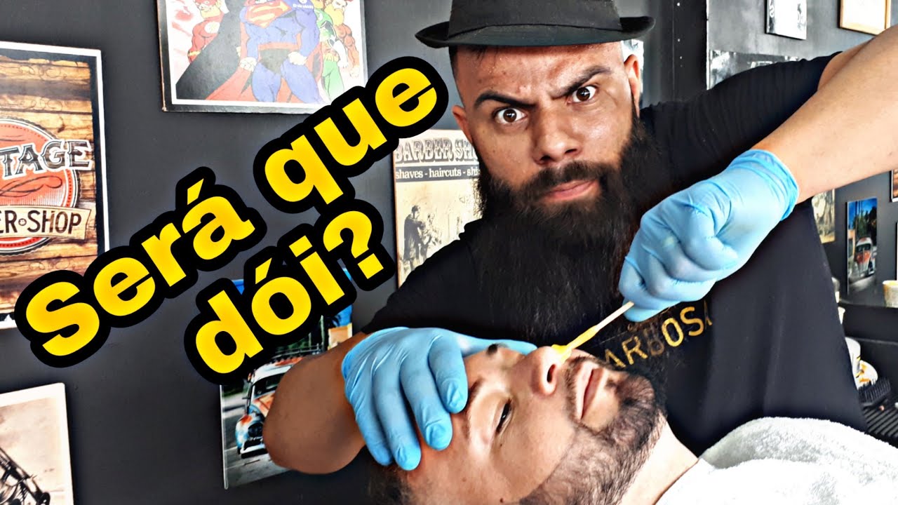 Depila&ccedil;&atilde;o no nariz, aprenda como fazer - Barbeiro Barbosa