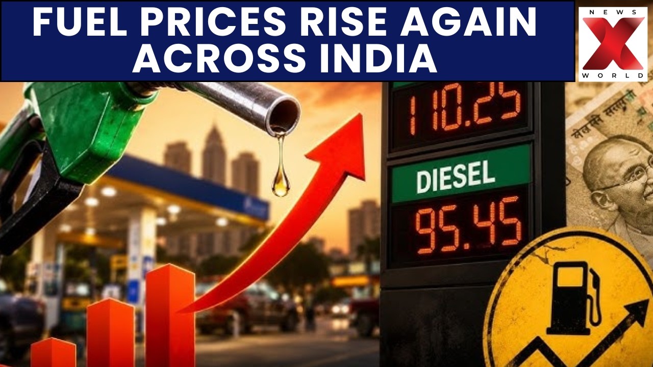 India Fuel Prices Surge Again Amid Escalating Global Oil Market Turmoil | NewsX World