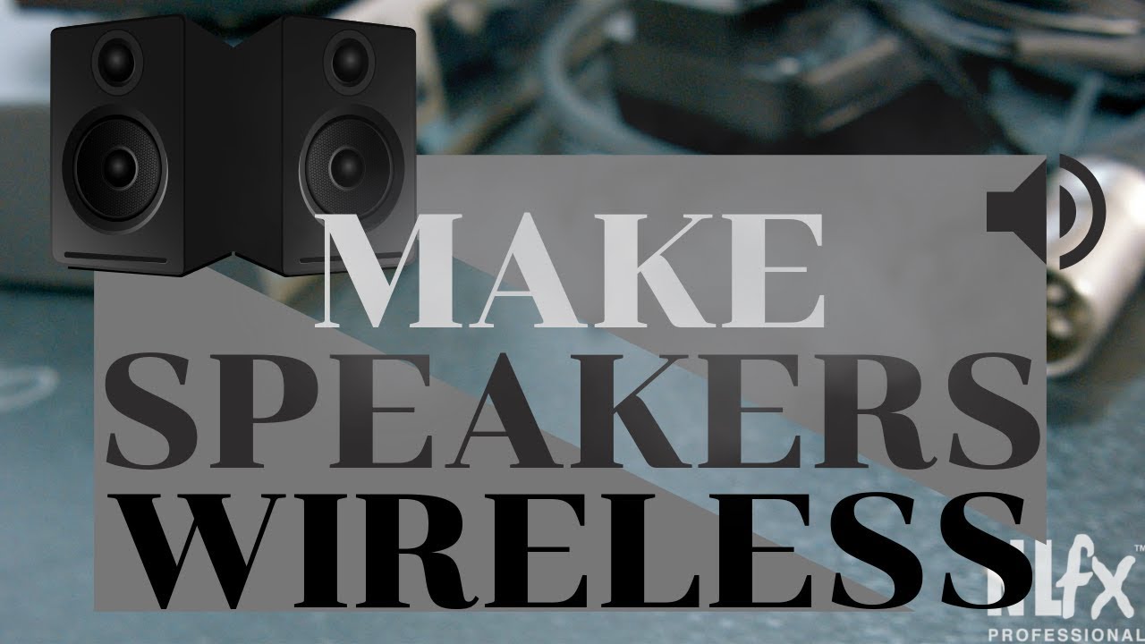 Make your SPEAKERS WIRELESS (w/ Sennheiser G4 IEM System)