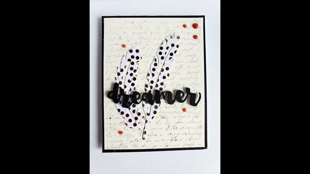 Card making and Papercrafting Tutorial | How to Heat Emboss background