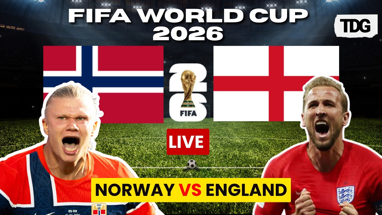 Live: Norway vs England LIVE | FIFA World Cup 2026 Quarterfinal | FIFA World cup 2026 Quarterfinal