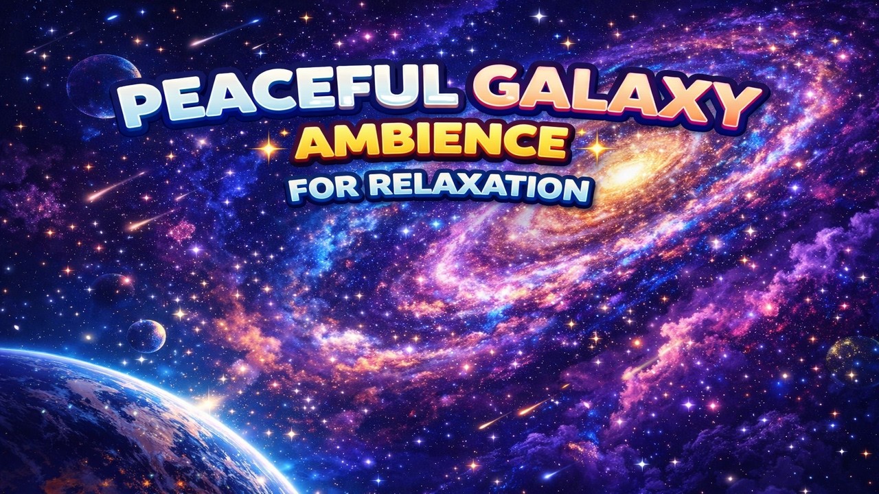 Celestial Drift ✨ Peaceful Galaxy Ambience for Relaxation & Mindfulness