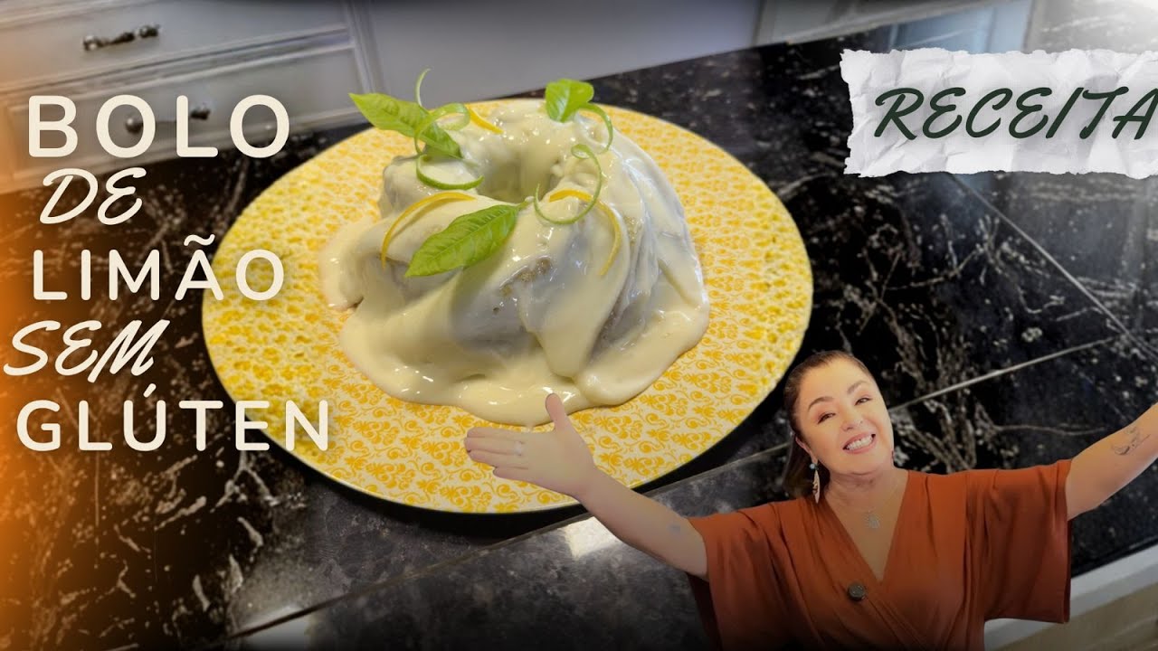BOLO DE LIMÃO SEM GLUTEM