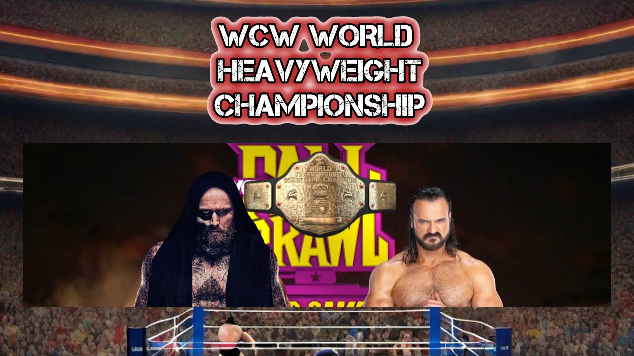 Malakai Black vs Drew McIntyre WCW World Heavyweight Title Match