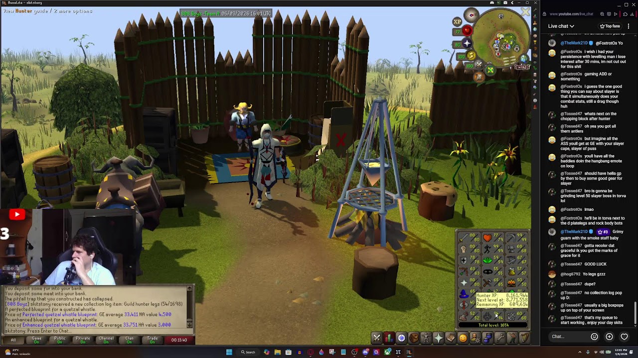 99 HUNTER GRIND CONTINUES  ⚔️  #osrs
