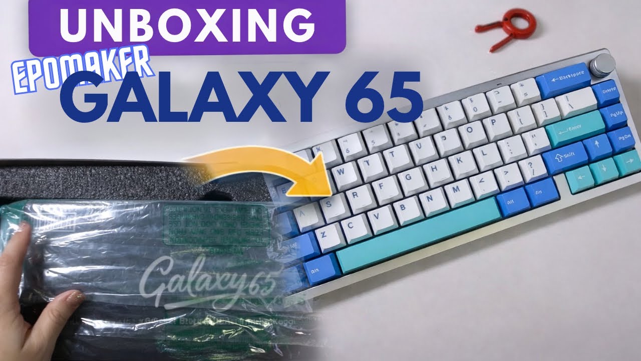 Galaxy 65 Unboxing – The Perfect 65% Keyboard?