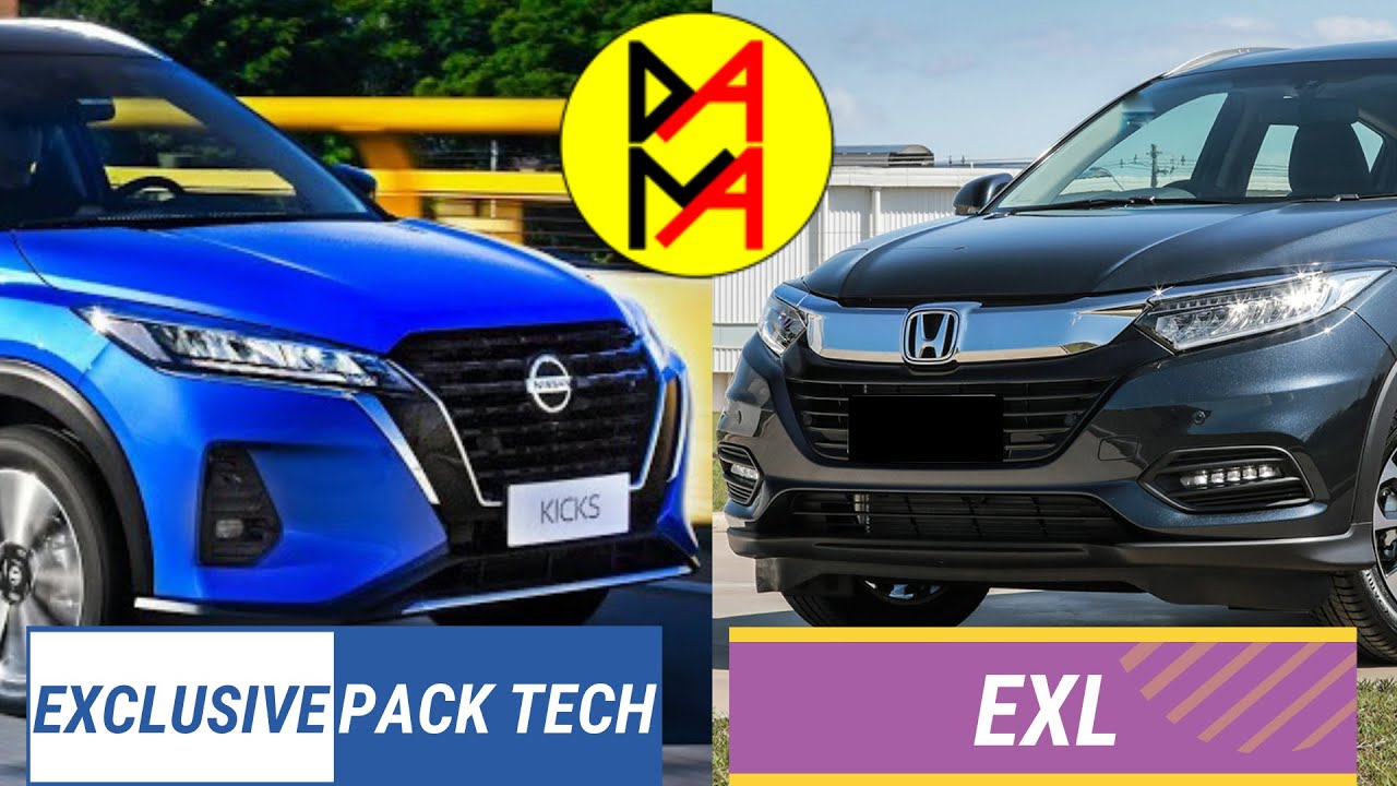 Kicks Exclusive Pack Tech 2022 vs HR-V EXL 2021! Tecnologia e Qualidade! Qual é o melhor?