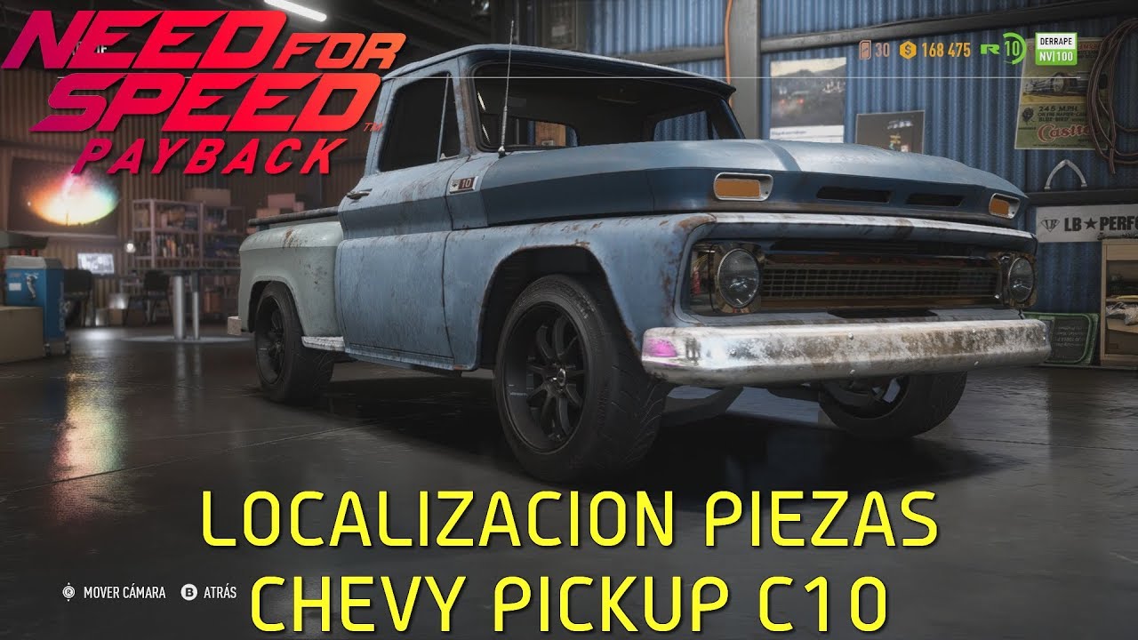NFS Payback | Localizacion Piezas Chevy Pickup C10