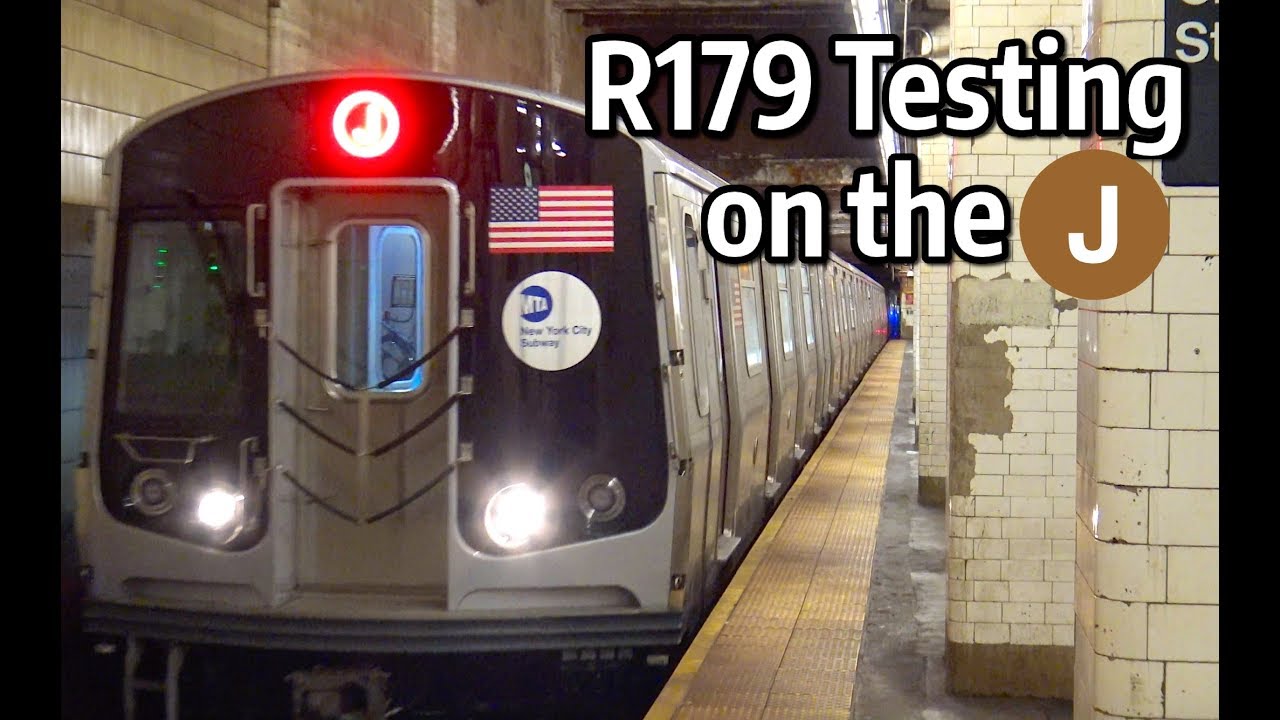⁴ᴷ New R179 Cars Simulated Stop Testing on the J Line