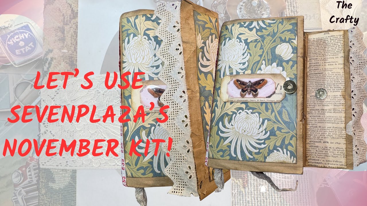 Let’s Use Sevenplaza’s November Kit! #sevenplazadtp #junkjournaling #junkjournal 
