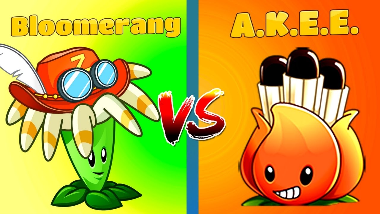 Plants vs Zombies 2 A.K.E.E. vs BLOOMERANG