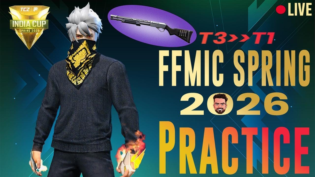 Mission T3 To T1 FFMIC Spring 2026 Practice #freefireindia #freefirebrazil #freefirethailand