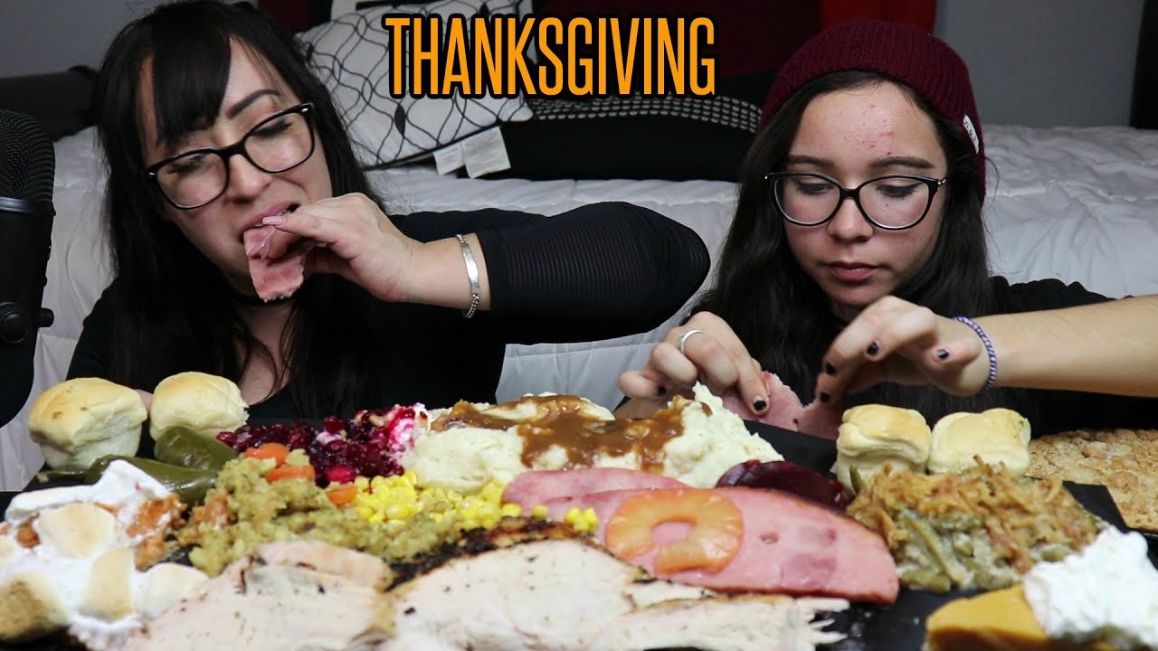 THANKSGIVING MUKBANG | EATING SHOW