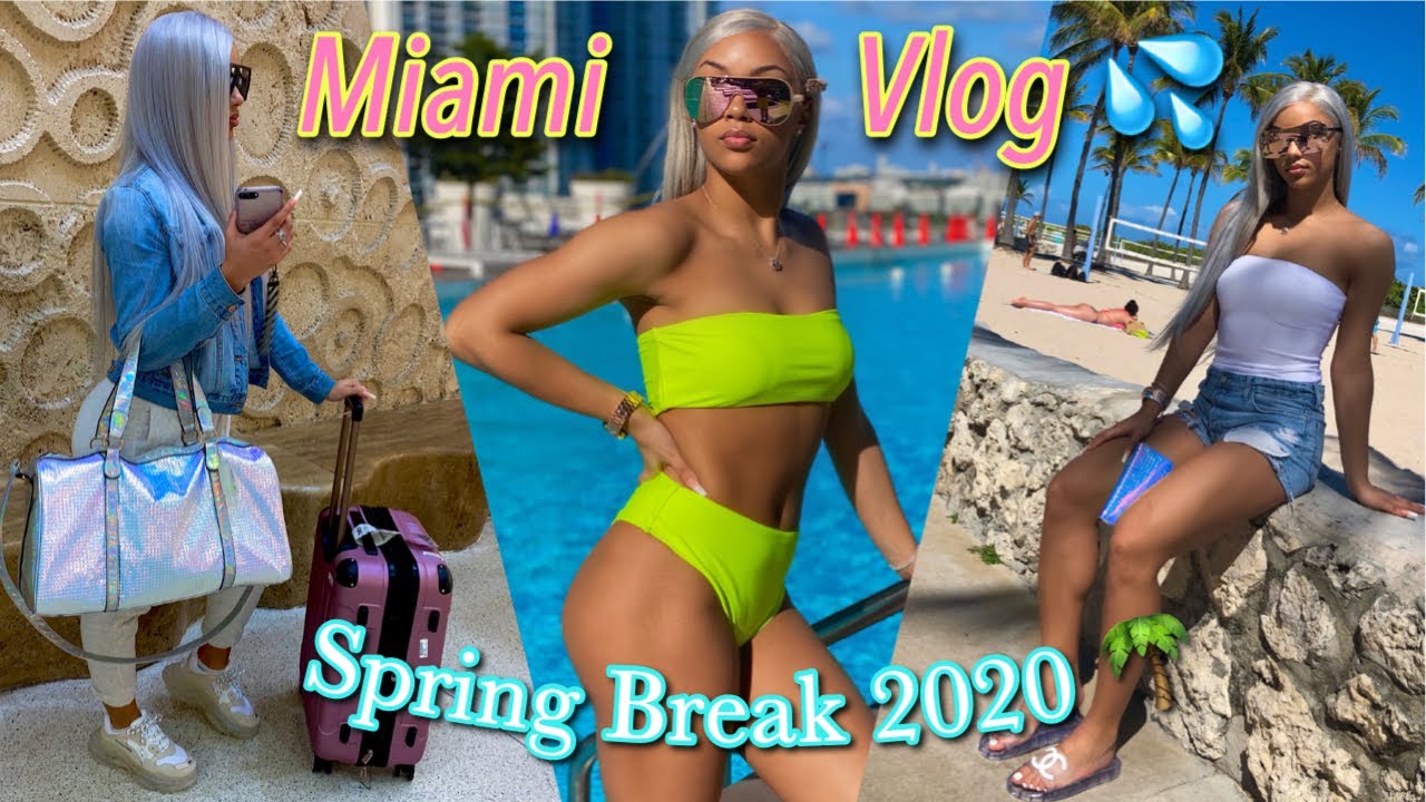 MIAMI SPRING BREAK VLOG 2020 💦🏝 | CORONA RUINED MY TRIP 😡