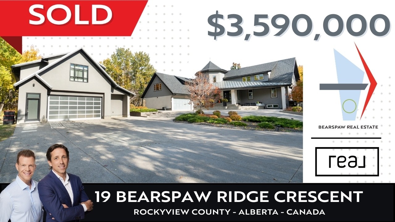 Bearspaw Real Estate Luxury Tour: 19 Bearspaw Ridge Crescent