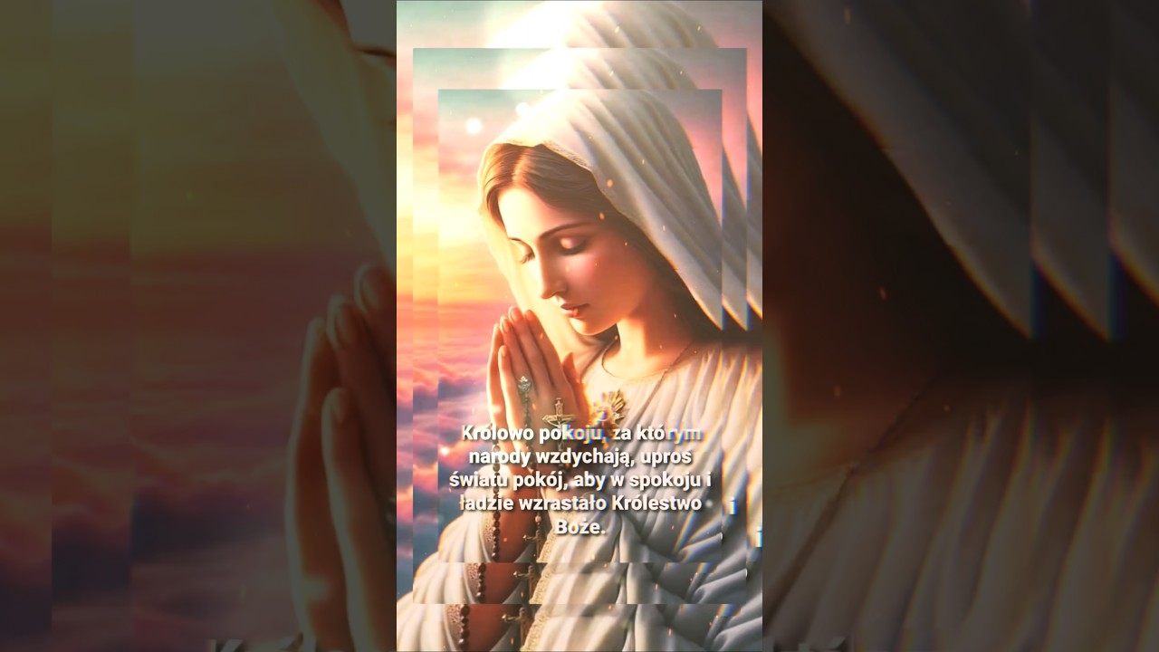 Matko Boska,za nami wstawiaj się...🙏🎧