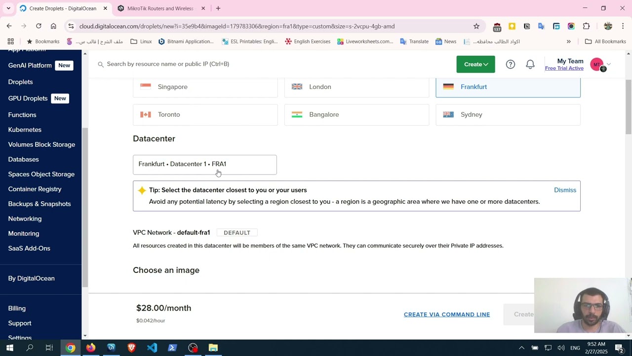 طريقة رفع وتشغيل الميكروتك CHR على DigitalOcean VPS