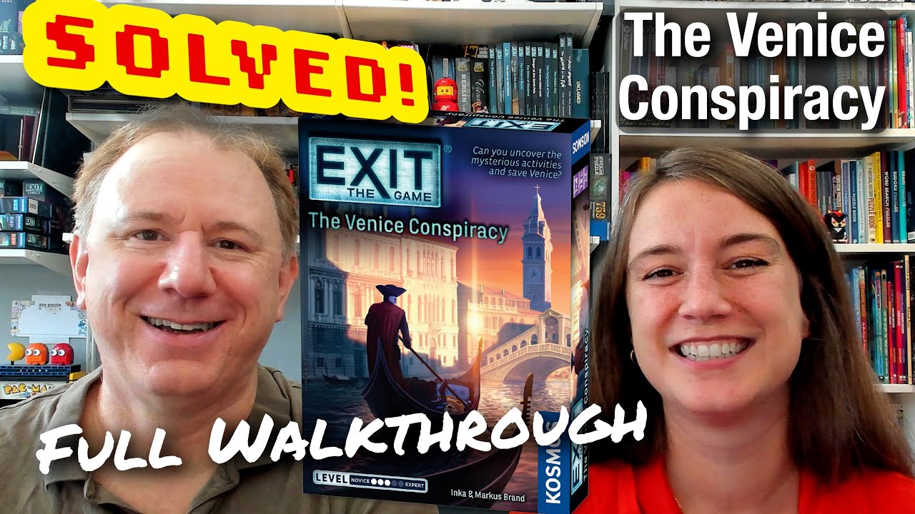 Exit the Game: The Venice Conspiracy - full walkthrough + solution with Dr Gareth and Laura