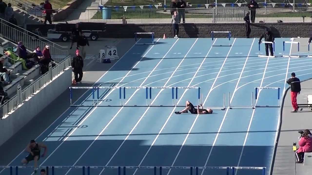 Pete Westerkamp 400m Hurdle fail