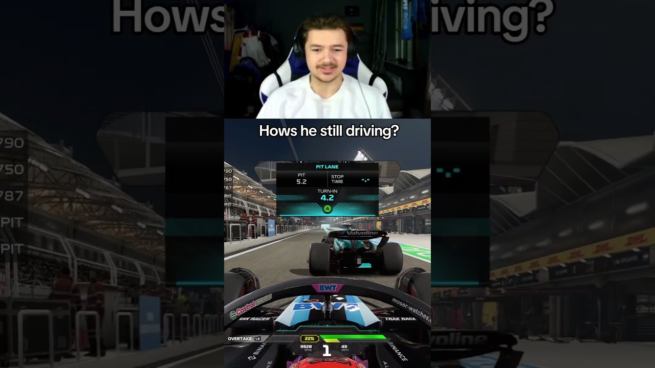 how does he drive 